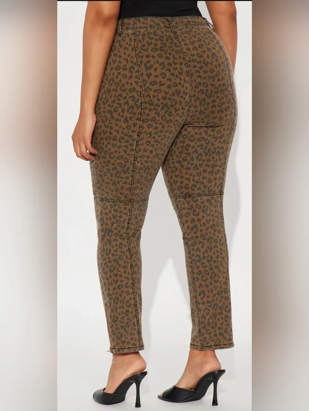 Leopard Print Skinny Jeans